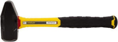 Stanley - 4 Lb Head, 14" Long Blacksmith Sledge Hammer - Steel Head, Fiberglass Handle - Top Tool & Supply