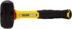 Stanley - 3 Lb Head, 10" Long Drilling Hammer - Steel Head, Fiberglass Handle - Top Tool & Supply