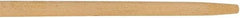 Rubbermaid - 60 x 1-1/8" Wood Handle for Push Brooms - Tapered Connection, Tan - Top Tool & Supply