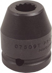 Proto - 3/4" Drive 30mm Standard Impact Socket - 12 Points, 2-1/8" OAL - Top Tool & Supply