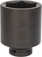 Proto - 1" Drive 3-3/8" Deep Impact Socket - 6 Points, 5-3/4" OAL - Top Tool & Supply