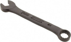 Proto - 7mm 12 Point Offset Combination Wrench - 15° Offset Angle, 3-3/8" OAL, Steel, Black Finish - Top Tool & Supply