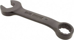 Proto - 5/8" 12 Point Offset Combination Wrench - 15° Offset Angle, 4-13/16" OAL, Steel, Black Finish - Top Tool & Supply