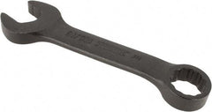 Proto - 9/16" 12 Point Offset Combination Wrench - 15° Offset Angle, 4-9/16" OAL, Steel, Black Finish - Top Tool & Supply