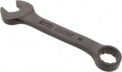 Proto - 7/16" 12 Point Offset Combination Wrench - 15° Offset Angle, 4-1/16" OAL, Steel, Black Finish - Top Tool & Supply