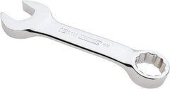 Proto - 18mm 12 Point Offset Combination Wrench - 15° Offset Angle, 5-1/4" OAL, Steel, Chrome Finish - Top Tool & Supply