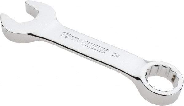 Proto - 17mm 12 Point Offset Combination Wrench - 15° Offset Angle, 5-1/16" OAL, Steel, Chrome Finish - Top Tool & Supply