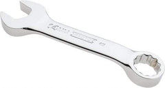 Proto - 14mm 12 Point Offset Combination Wrench - 15° Offset Angle, 4-1/2" OAL, Steel, Chrome Finish - Top Tool & Supply