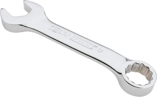 Proto - 13mm 12 Point Offset Combination Wrench - 15° Offset Angle, 4-5/16" OAL, Steel, Chrome Finish - Top Tool & Supply