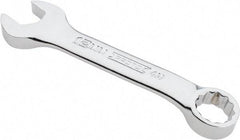 Proto - 12mm 12 Point Offset Combination Wrench - 15° Offset Angle, 4-1/8" OAL, Steel, Chrome Finish - Top Tool & Supply