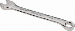 Proto - 6mm 12 Point Offset Combination Wrench - 15° Offset Angle, 3-1/4" OAL, Steel, Chrome Finish - Top Tool & Supply