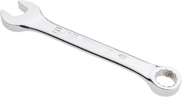 Proto - 5/16" 12 Point Offset Combination Wrench - 15° Offset Angle, 3-1/2" OAL, Steel, Chrome Finish - Top Tool & Supply