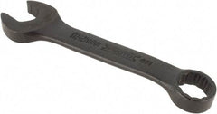 Proto - 12mm 12 Point Offset Combination Wrench - 15° Offset Angle, 4-1/8" OAL, Steel, Black Finish - Top Tool & Supply