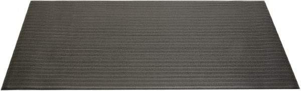 Ability One - 5' Long x 3' Wide, Dry Environment, Anti-Fatigue Matting - Black, Vinyl with Vinyl Sponge Base, Beveled - Top Tool & Supply