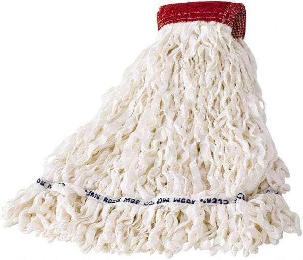 Rubbermaid - Red Head Band, Large Blended Fiber Loop End Mop Head - Use for Scrubbing/General Maintenance - Top Tool & Supply