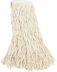 Rubbermaid - 5" White Head Band, Large Cotton Cut End Mop Head - 4 Ply, Side Loading Connection - Top Tool & Supply