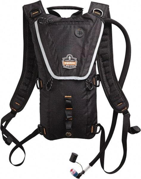 Ergodyne - Premium Low Profile Black Hydration Backpack - 17 Inch Long x 10-1/2 Inch Wide x 2-1/2 Inch Deep, 70 Ounce Reservoir Capacity - Top Tool & Supply