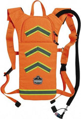 Ergodyne - Low Profile Orange Hydration Backpack - 17 Inch Long x 10-1/2 Inch Wide x 1-1/2 Inch Deep, 70 Ounce Reservoir Capacity - Top Tool & Supply