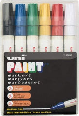 Sharpie - Black, Blue, Green, Red, White, Yellow Paint Marker - Bullet Tip, Oil Based - Top Tool & Supply