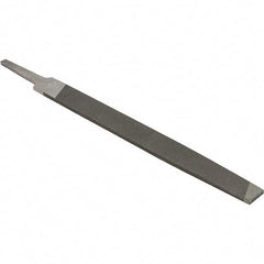 Value Collection - 8" Long, Smooth Cut, Mill American-Pattern File - Single Cut, 9/64" Overall Thickness - Top Tool & Supply