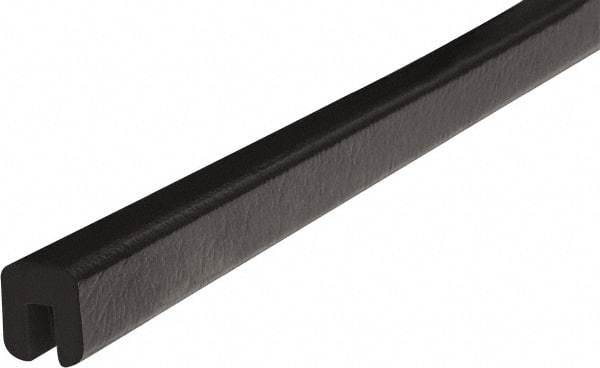 PRO-SAFE - Polyurethane Foam Type G Edge Guard - Black - Top Tool & Supply