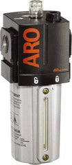 ARO/Ingersoll-Rand - 1/2" NPT, 250 Max psi Standard Modular Lubricator - Metal Bowl with Sight Glass, Aluminum Body, 156 CFM, 175°F Max Temp, 2.76" Long x 2.87" Wide x 7.165" High - Top Tool & Supply