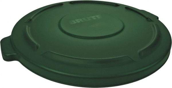 Rubbermaid - Round Lid for Use with 44 Gal Trash Cans - Green, Plastic, For 2641 & 2643 Brute Trash Cans - Top Tool & Supply