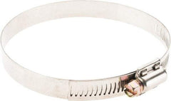 Value Collection - SAE Size 60, 3-5/16 to 4-1/4" Diam, Stainless Steel Worm Drive Clamp - 1/2" Wide - Top Tool & Supply