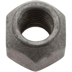 Value Collection - M12-1.5 Zinc Finish Open Wheel Nut - 21mm Hex, 18mm Overall Length, 60° Seat Angle - Top Tool & Supply