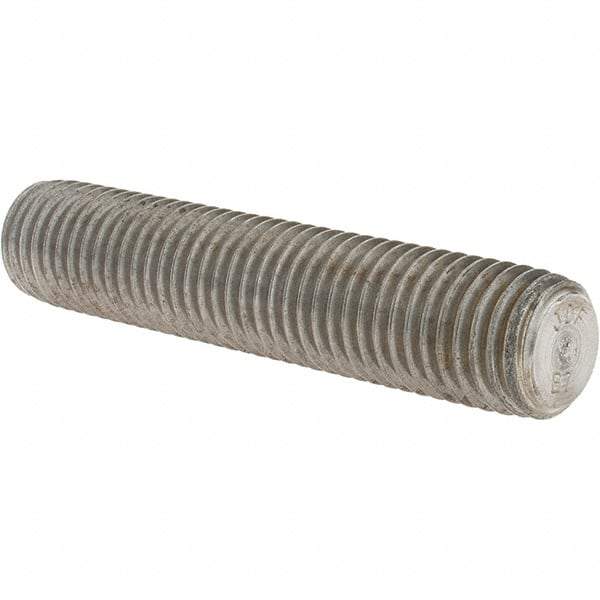 Value Collection - 3/4-10 3-1/2" OAL Fully Threaded Stud - Steel, Uncoated - Top Tool & Supply