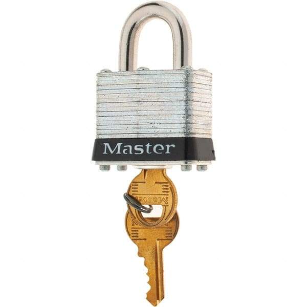 Master Lock - Padlocks Keyed: Keyed Alike Shackle Clearance: 3/4 (Inch) - Top Tool & Supply