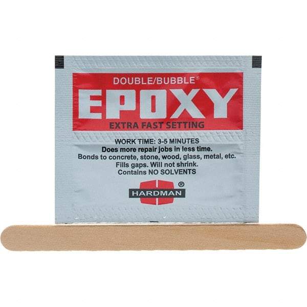 Made in USA - 3.5 g Pouch Two Part Epoxy - 3 min Working Time - Top Tool & Supply