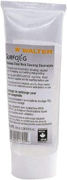 WALTER Surface Technologies - 3.4 Ounce, TIG Welder PH Neutral Formula - For Use with Surfox Mini - Exact Industrial Supply