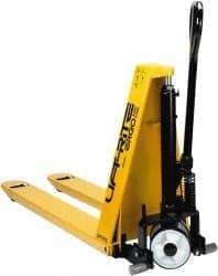 Lift-Rite - 3,000 Lb Capacity, 31-1/2" Lift Industrial Pallet Truck - 3-1/4" Min Lift Height, 48" Fork Length x 7" Fork Width, 20-1/2" Overall Width - Top Tool & Supply