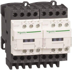 Schneider Electric - 4 Pole, 120 Coil VAC at 50/60 Hz, 20 Amp at 440 VAC, Reversible IEC Contactor - Bureau Veritas, CCC, CSA, CSA C22.2 No. 14, DNV, EN/IEC 60947-4-1, EN/IEC 60947-5-1, GL, GOST, LROS, RINA, RoHS Compliant, UL 508, UL Listed - Top Tool & Supply