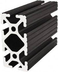 80/20 Inc. - 145 Inches Long x 1-1/2 Inches Wide x 3 Inches High, T Slotted Aluminum Extrusion - 2.0798 Square Inches, Black Anodized Finish - Top Tool & Supply