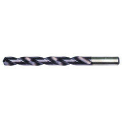 D RHS / RHC HSS-CO 8% (M42) 135 Degree Split Point Heavy Duty Cobalt Drill - TiAlN - Exact Industrial Supply