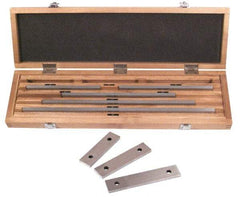 SPI - 8 Piece, 5 to 20", Grade 0, Steel Gage Block Set - Rectangular, 0.000007, 0.000008, 0.000009, 0.00001, 0.000012, 0.000014, 0.000016, 0.000018, 0.00002, 0.000024, 0.000028, 0.000036, 0.00004" Tolerance - Top Tool & Supply