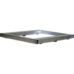 Vestil - 6,000 Lb Capacity Aluminum Pallet Dolly - 36" Long x 36" Wide x 4-1/4" High, 3" Wheels - Top Tool & Supply