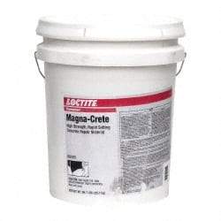 Loctite - 5 Gal Pail Gray Magnesium Phosphate Filler/Repair Caulk - 2000°F Max Operating Temp, 10 min Tack Free Dry Time, 1 to 2 hr Full Cure Time, Series 135 - Top Tool & Supply