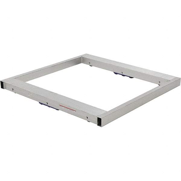 Vestil - 8,000 Lb Capacity Aluminum Pallet Dolly - 48" Long x 48" Wide x 4-1/4" High, 3" Wheels - Top Tool & Supply