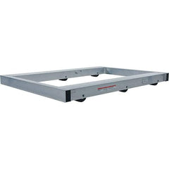 Vestil - 4,000 Lb Capacity Aluminum Pallet Dolly - 48" Long x 36" Wide x 4-1/4" High, 3" Wheels - Top Tool & Supply