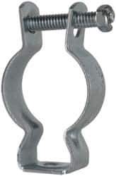 Cooper B-Line - Steel Rigid/EMT Conduit Hanger with Bolt - 1" EMT, 1" Rigid, 1/4" Rod, Zinc Plated Finish - Top Tool & Supply