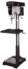 Jet - 20" Swing, Step Pulley Drill Press - 12 Speed, 1 hp, Single Phase - Top Tool & Supply