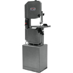 Jet - 13-1/2 Inch Throat Capacity, Variable Speed Pulley Vertical Bandsaw - 2600 (Wood), 90 to 340 (Metal) SFPM, 1 HP, Single Phase - Top Tool & Supply