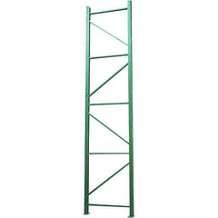 Vestil - 24,000 Lb Capacity Heavy-Duty Framing Upright Pallet Storage Rack - 42" Wide x 120" High x 42" Deep, Green - Top Tool & Supply