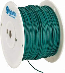 Alpha Wire - 18 AWG, 1 Strand, 305 m OAL, Tinned Copper Hook Up Wire - Green PVC Jacket, 0.072" Diam - Top Tool & Supply