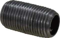 Value Collection - Schedule 40, 1/8" Diam x 3/4" Long Steel Black Pipe Nipple - Threaded - Top Tool & Supply