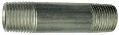 B&K Mueller - Schedule 40, 3" Diam x 3" Long Steel Black Pipe Nipple - Threaded - Top Tool & Supply