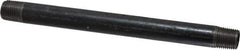 Value Collection - Schedule 40, 1/8" Diam x 4-1/2" Long Steel Black Pipe Nipple - Threaded - Top Tool & Supply